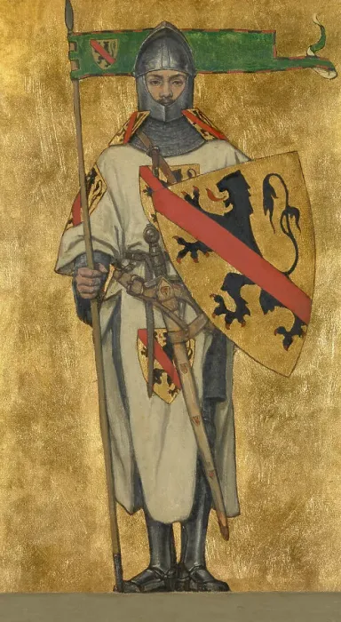 Framed Print : John I of Namur, 1889. Creator: Albrecht De Vriendt Framed Print : John I of Namur, 1889. Creator: Albrecht De Vriendt