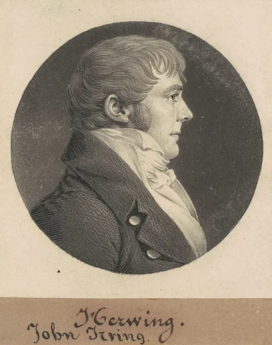 Framed Print : John Irving, 1809. Creator: Charles Balthazar Julien Fevret de Saint-Memin Framed Print : John Irving, 1809. Creator: Charles Balthazar Julien Fevret de Saint-Memin