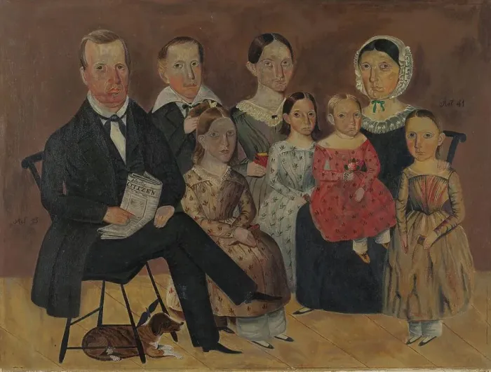 Framed Print : John J. Wagner Family Portrait, c. 1940. Creator: Archie Thompson Framed Print : John J. Wagner Family Portrait, c. 1940. Creator: Archie Thompson