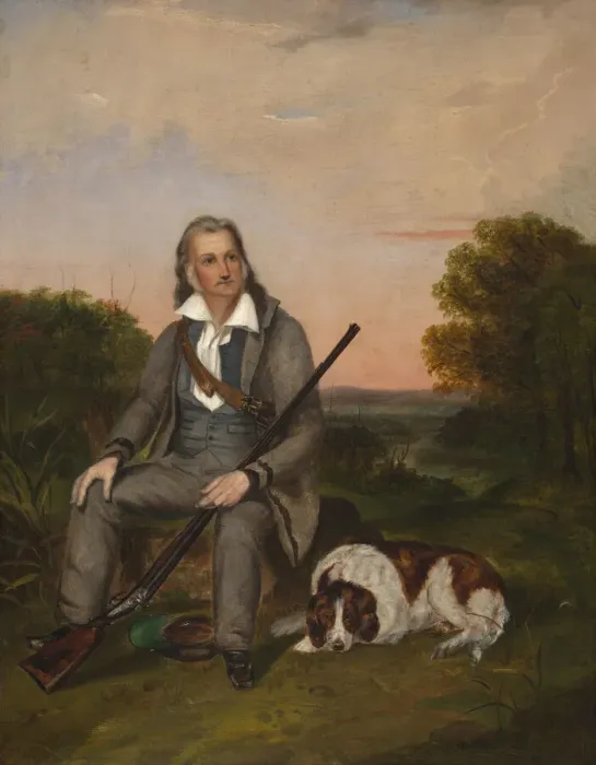 Framed Print : John James Audubon, c. 1841. Creator: Unknown Framed Print : John James Audubon, c. 1841. Creator: Unknown