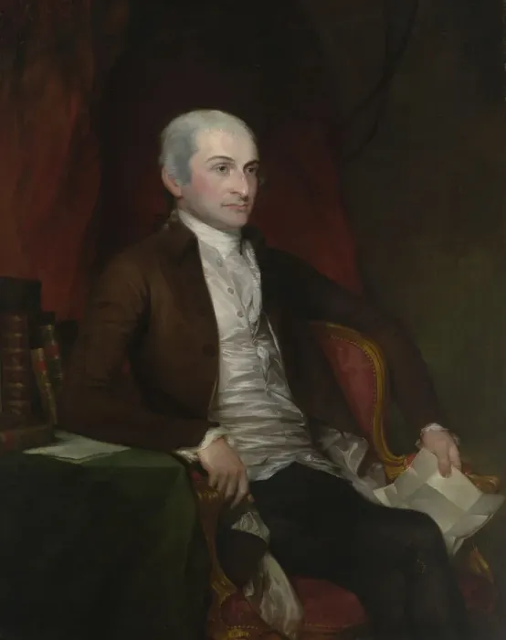 Framed Print : John Jay, Begun 1784; completed by 1818. Creator: Gilbert Stuart Framed Print : John Jay, Begun 1784; completed by 1818. Creator: Gilbert Stuart