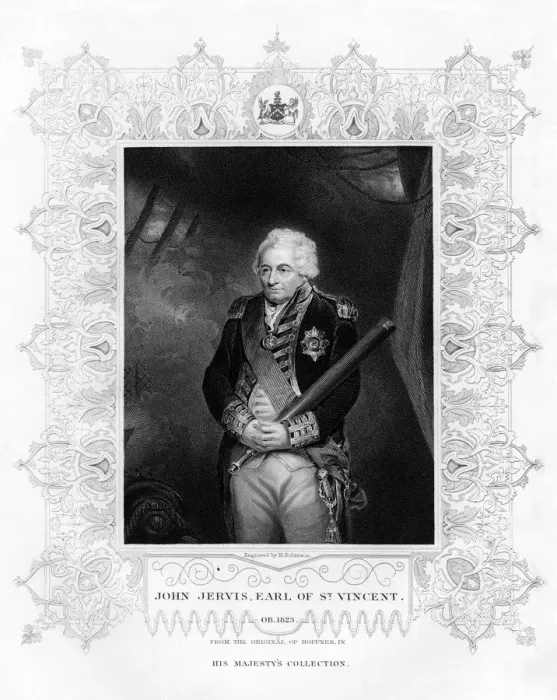 Framed Print : John Jervis, 1st Earl of St Vincent, Admiral in the Royal Navy, 19th century. Artist: H Robinson Framed Print : John Jervis, 1st Earl of St Vincent, Admiral in the Royal Navy, 19th century. Artist: H Robinson