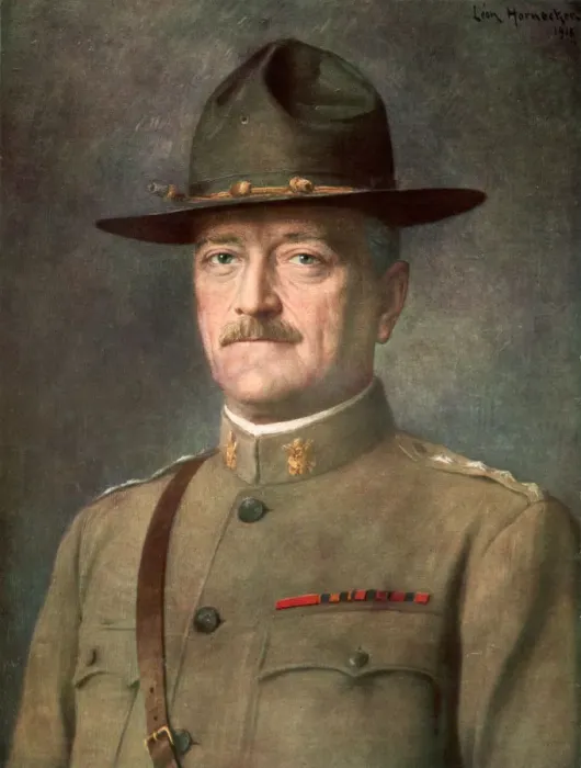 Framed Print : John Joseph Black Jack Pershing, American general, (1926). Artist: Leon Hornecker Framed Print : John Joseph Black Jack Pershing, American general, (1926). Artist: Leon Hornecker