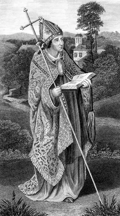 Framed Print : John Kemp, 15th century English Cardinal, (1845). Artist: J Swaine Framed Print : John Kemp, 15th century English Cardinal, (1845). Artist: J Swaine