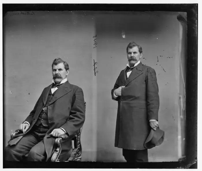 Framed Print : John King Luttrell of California, 1865-1880. Creator: Unknown Framed Print : John King Luttrell of California, 1865-1880. Creator: Unknown