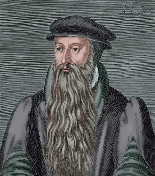 Framed Print : John Knox, 1885. Creator: H. Hondins the Younger Framed Print : John Knox, 1885. Creator: H. Hondins the Younger