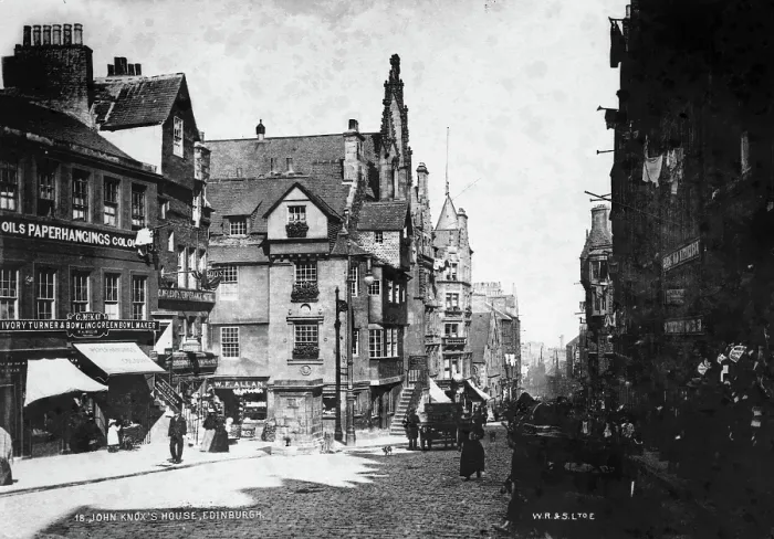 Framed Print : John Knox House, High Street, Edinburgh. Creator: Unknown Framed Print : John Knox House, High Street, Edinburgh. Creator: Unknown