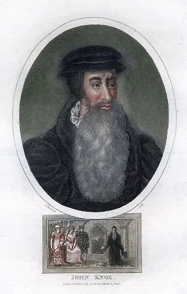 John Knox, Scottish religious reformer, 1812. Artist: J Chapman