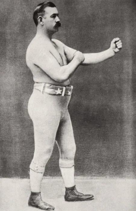 Framed Print : John L Sullivan, American boxer, c1898 Framed Print : John L Sullivan, American boxer, c1898