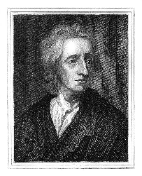 John Locke, English philosopher, (1825).Artist:s Freeman