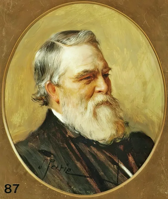 Framed Print : John Loughborough Pearson, RA, 1887. Creator: John Pettie