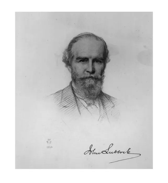 Framed Print : John Lubbock, 1896. Creator: Unknown Framed Print : John Lubbock, 1896. Creator: Unknown