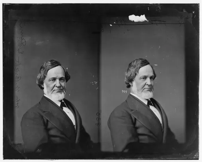 Framed Print : John M. Bright of Tennessee, 1865-1880. Creator: Unknown Framed Print : John M. Bright of Tennessee, 1865-1880. Creator: Unknown