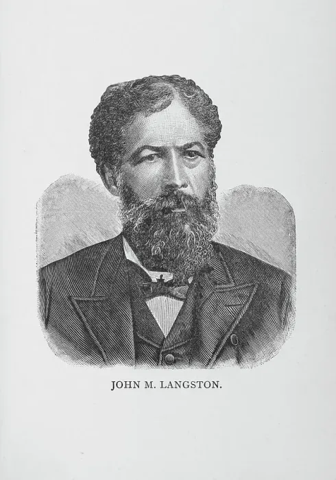 Framed Print : John M. Langston, 1887. Creator: Unknown Framed Print : John M. Langston, 1887. Creator: Unknown