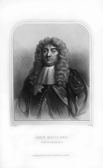 Framed Print : John Maitland, 1st Duke of Lauderdale, Scottish politician, (1870). Artist: R Page Framed Print : John Maitland, 1st Duke of Lauderdale, Scottish politician, (1870). Artist: R Page