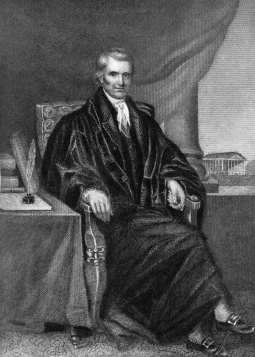 Framed Print : John Marshall (1755-1835), American statesman and jurist, 19th century (1908) Framed Print : John Marshall (1755-1835), American statesman and jurist, 19th century (1908)