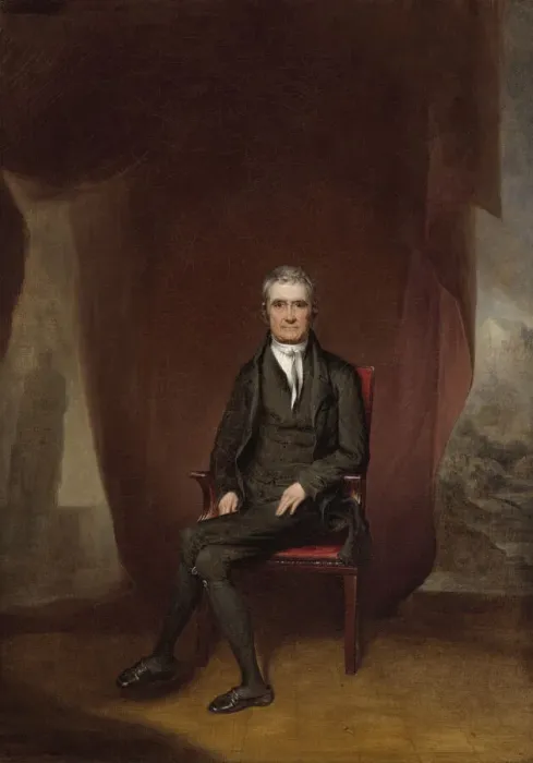 Framed Print : John Marshall, c. 1832. Creator: William James Hubard Framed Print : John Marshall, c. 1832. Creator: William James Hubard
