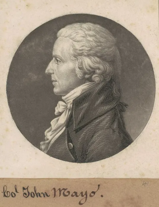 Framed Print : John Mayo II, 1808. Creator: Charles Balthazar Julien Fevret de Saint-Memin Framed Print : John Mayo II, 1808. Creator: Charles Balthazar Julien Fevret de Saint-Memin