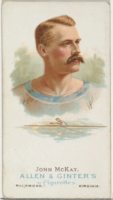 Framed Print : John McKay, Oarsman, from Worlds Champions, Series 1 (N28) for Allen & Framed Print : John McKay, Oarsman, from Worlds Champions, Series 1 (N28) for Allen &