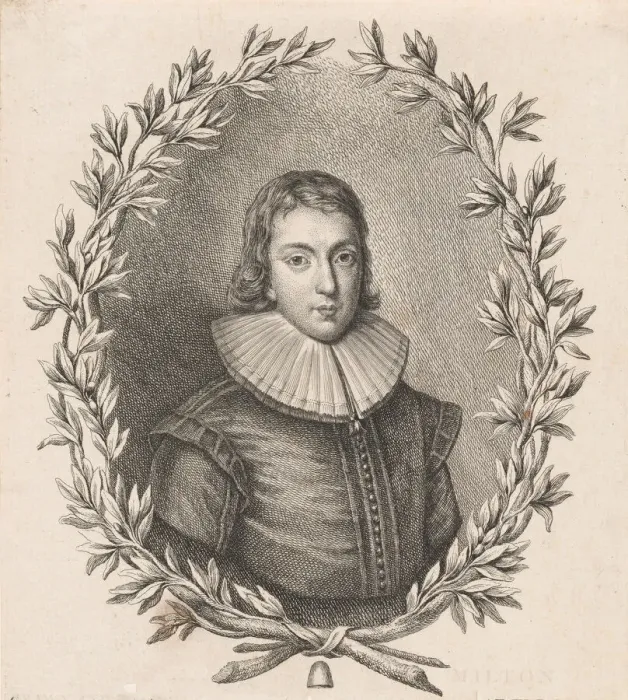 Framed Print : John Milton, 1760. Creator: Giovanni Battista Cipriani Framed Print : John Milton, 1760. Creator: Giovanni Battista Cipriani