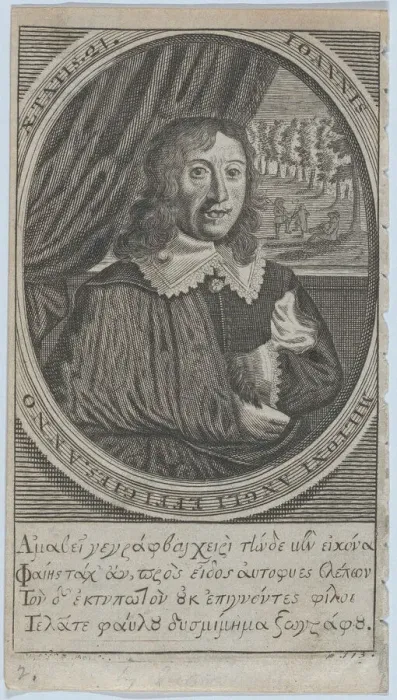 Framed Print : John Milton, Age 21 (frontispiece: Paradise Regained), 1747. Creator: Michael Vandergucht Framed Print : John Milton, Age 21 (frontispiece: Paradise Regained), 1747. Creator: Michael Vandergucht