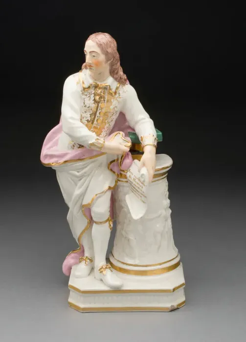 Framed Print : John Milton, Derby, 1811 / 48. Creator: Bloor Derby Porcelain Manufactory Framed Print : John Milton, Derby, 1811 / 48. Creator: Bloor Derby Porcelain Manufactory