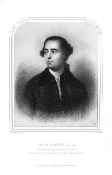 Framed Print : John Moore, Scottish physician and writer, (1870). Artist: J Cochran Framed Print : John Moore, Scottish physician and writer, (1870). Artist: J Cochran