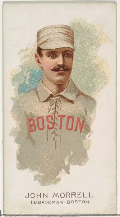 Framed Print : John Morrell, Baseball Player, 1st Baseman, Boston, from Worlds Champions Framed Print : John Morrell, Baseball Player, 1st Baseman, Boston, from Worlds Champions