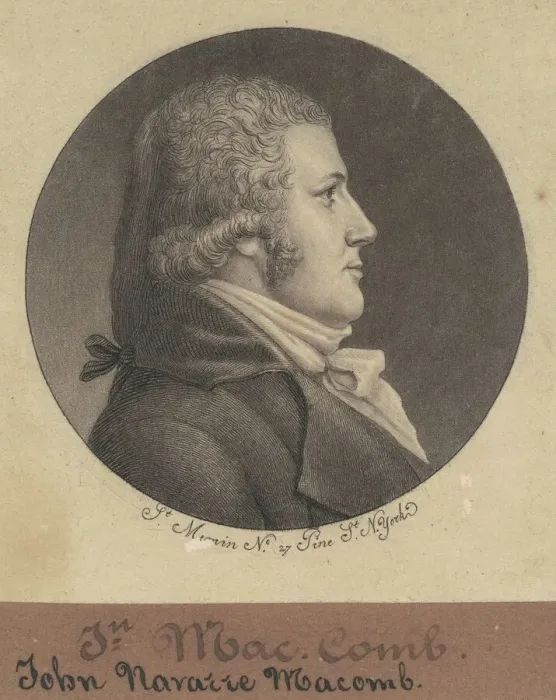 Framed Print : John Navarre Macomb, 1796-1797. Creator: Charles Balthazar Julien Fé Framed Print : John Navarre Macomb, 1796-1797. Creator: Charles Balthazar Julien Fé