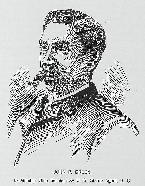 John P. Green; Ex-member Ohio Senate, now U.S. Stamp Agent, D.C. 1902. Creator: J. H. Cunningham