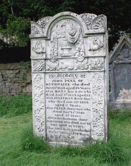 Framed Print : John Peels gravestone, St Kentigerns parish churchyard, Caldbeck, Cumbria Framed Print : John Peels gravestone, St Kentigerns parish churchyard, Caldbeck, Cumbria
