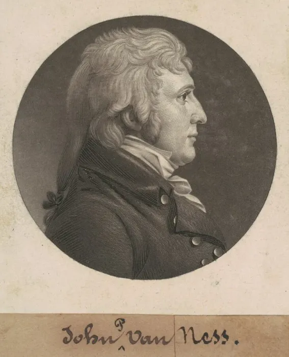 Framed Print : John Peter Van Ness, 1806. Creator: Charles Balthazar Julien Fevret de Saint-Mé
