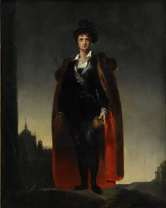 Framed Print : John Philip Kemble as Hamlet. Artist: Lawrence, Sir Thomas (1769-1830) Framed Print : John Philip Kemble as Hamlet. Artist: Lawrence, Sir Thomas (1769-1830)