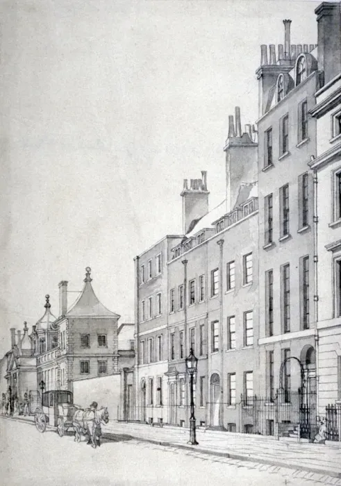 Framed Print : John Philip Kembles residence in Great Russell Street, Bloomsbury, London, c1820 Framed Print : John Philip Kembles residence in Great Russell Street, Bloomsbury, London, c1820