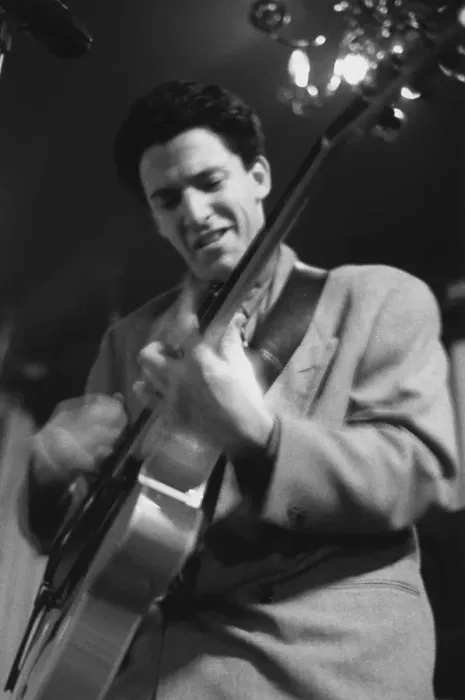 Framed Print : John Pizzarelli, 1994. Creator: Brian Foskett Framed Print : John Pizzarelli, 1994. Creator: Brian Foskett