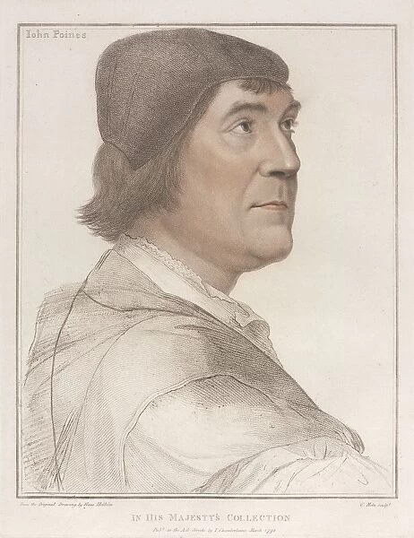 John Poines, 1792. Creator: Conrad Martin Metz (German, 1749-1827)