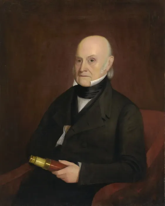 Framed Print : John Quincy Adams, 1844. Creator: William Hudson Framed Print : John Quincy Adams, 1844. Creator: William Hudson