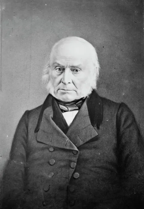 Framed Print : John Quincy Adams, between 1855 and 1865. Creator: Unknown Framed Print : John Quincy Adams, between 1855 and 1865. Creator: Unknown