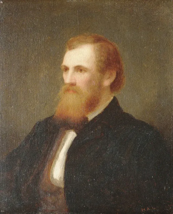 Framed Print : John Quincy Adams Ward, 1863. Creator: Henry Augustus Loop Framed Print : John Quincy Adams Ward, 1863. Creator: Henry Augustus Loop