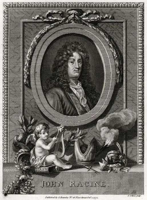 Framed Print : John Racine, 1774. Artist: J Collyer Framed Print : John Racine, 1774. Artist: J Collyer