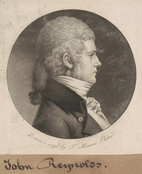 John Reynolds, 1802. Creator: Charles Balthazar Julien Fevret de Saint-Memin