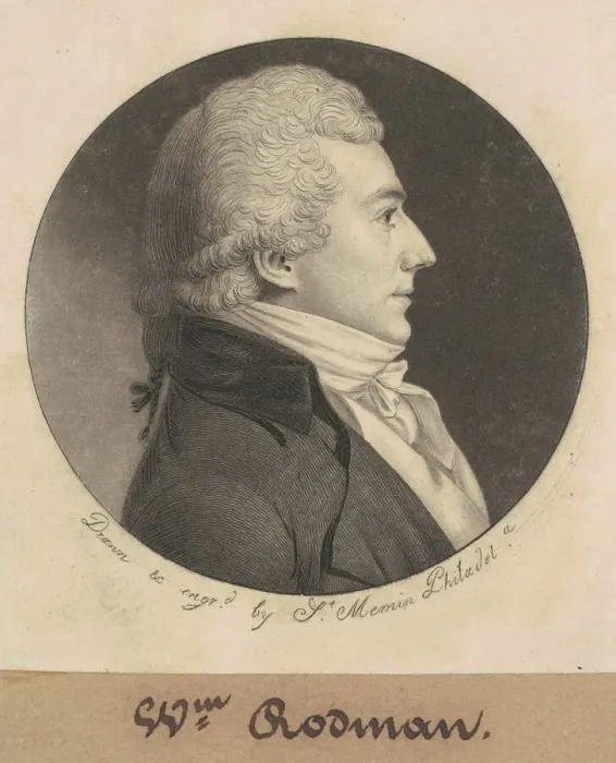 Framed Print : John Rodman, 1798-1803. Creator: Charles Balthazar Julien Fevret de Saint-Memin