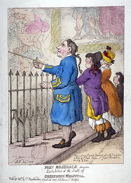 John Rosedale, mariner, exhibitor of the hall of Greenwich Hospital, 1807. Artist