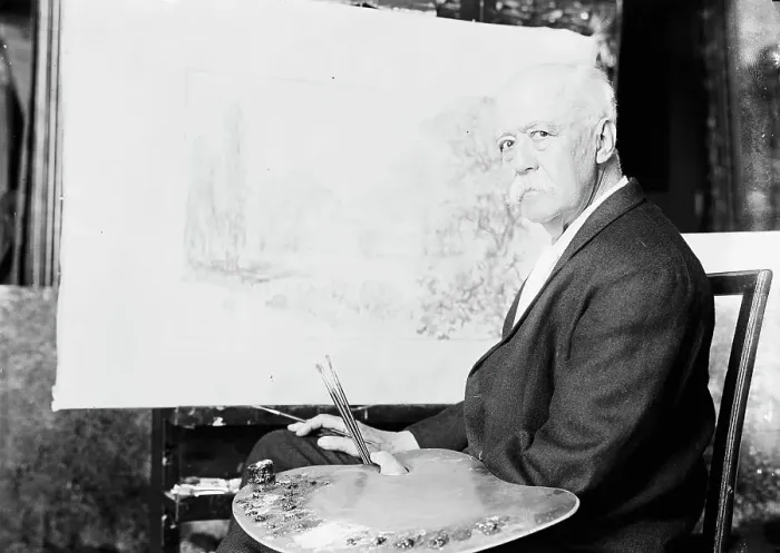 Framed Print : John Ross Key, Artist, 1914. Creator: Harris & Ewing. John Ross Key, Artist, 1914. Creator: Harris & Ewing Framed Print : John Ross Key, Artist, 1914. Creator: Harris & Ewing. John Ross Key, Artist, 1914. Creator: Harris & Ewing