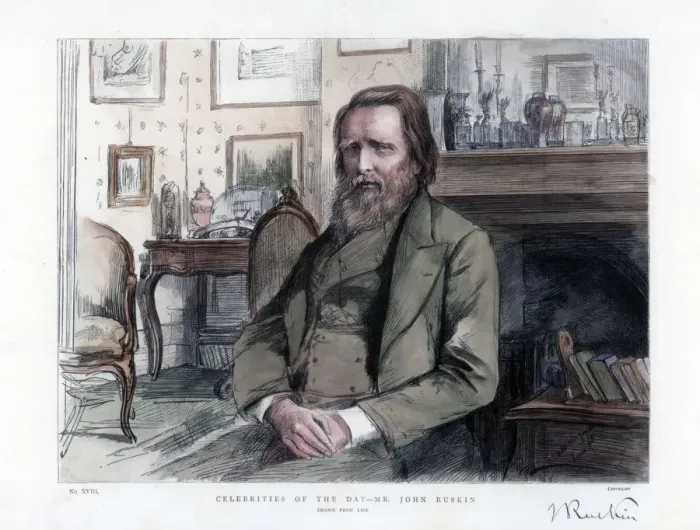Framed Print : John Ruskin (1819-1900), English critic, author, poet and artist, 1886 Framed Print : John Ruskin (1819-1900), English critic, author, poet and artist, 1886