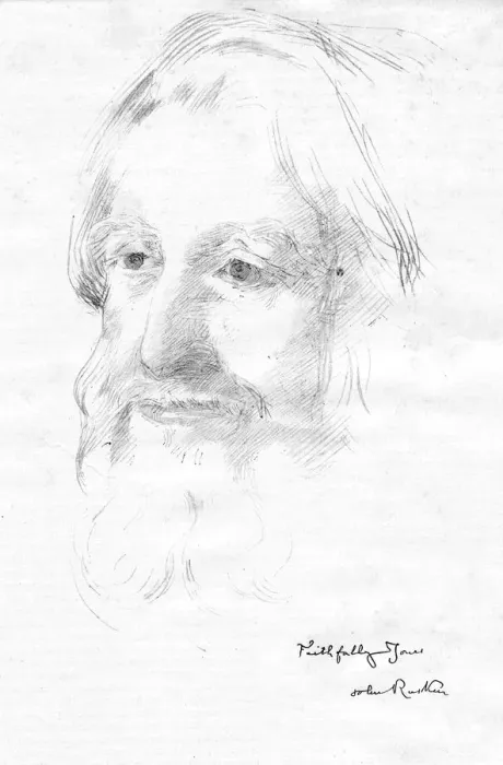 Framed Print : John Ruskin, late 19th century. Artist: Ethel Webling Framed Print : John Ruskin, late 19th century. Artist: Ethel Webling