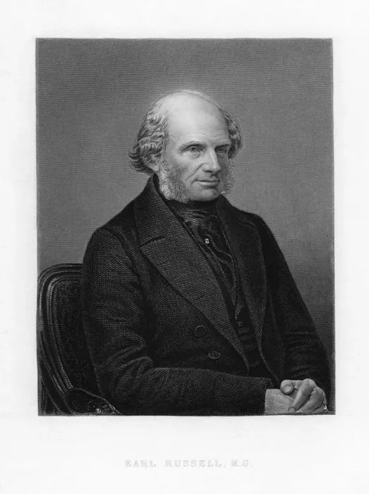 Framed Print : John Russell, 1st Earl Russell, British Whig and Liberal politician, c1870 Framed Print : John Russell, 1st Earl Russell, British Whig and Liberal politician, c1870