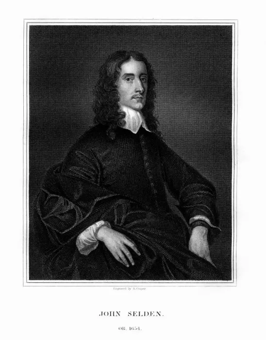 Framed Print : John Selden, English jurist, legal antiquary and oriental scholar, (1823). Artist: R Cooper Framed Print : John Selden, English jurist, legal antiquary and oriental scholar, (1823). Artist: R Cooper