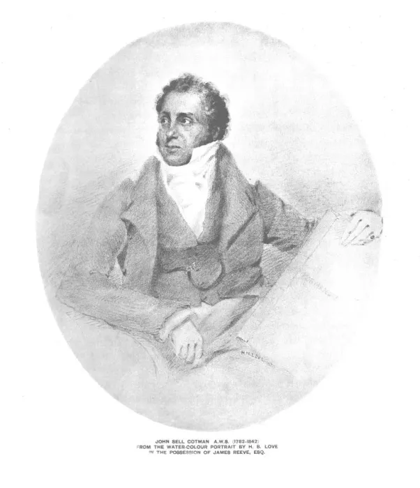 Framed Print : John Sell Cotman A. W. S. (1782-1842). Creator: Unknown Framed Print : John Sell Cotman A. W. S. (1782-1842). Creator: Unknown