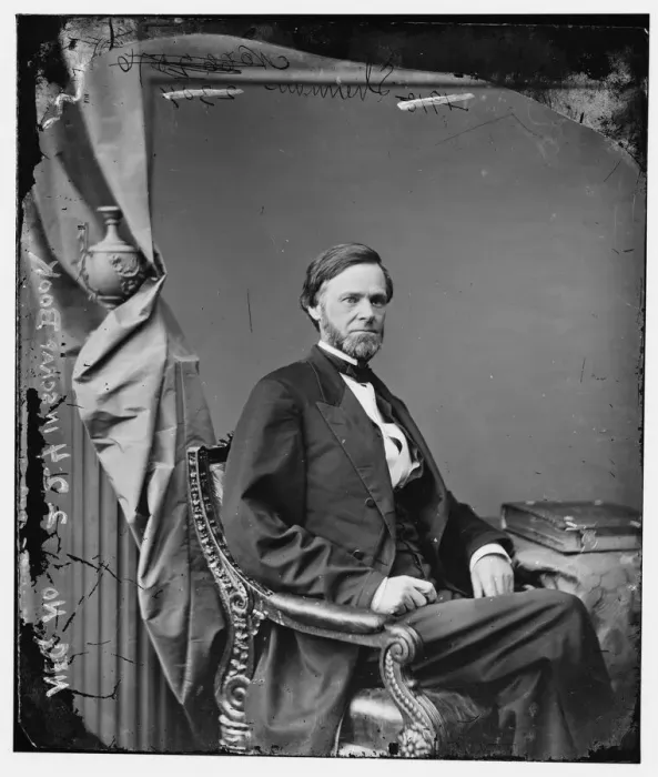 Framed Print : John Sherman of Ohio, between 1860 and 1875. Creator: Unknown Framed Print : John Sherman of Ohio, between 1860 and 1875. Creator: Unknown